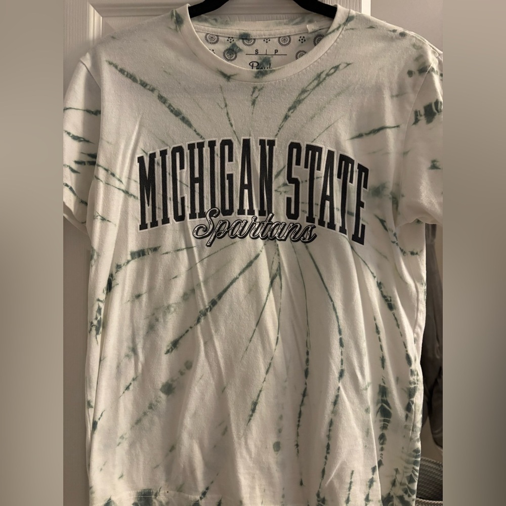 Michigan State Tie dye Tshirt